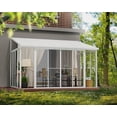 thumbnail image 1 of Palram - Canopia SanRemo 10' x 14' Patio Enclosure - White with Screen Doors, 1 of 11