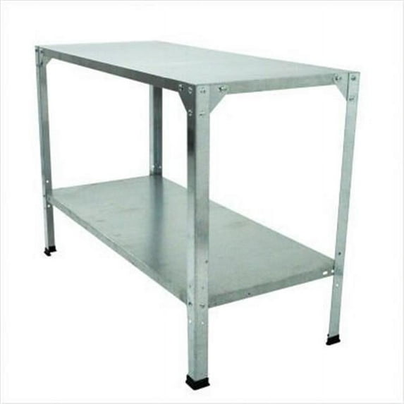Palram - Canopia Shelving System 2 Level Galvanized 32 H x 45 W x 20 D
