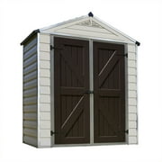 Palram - Canopia SkyLight 6 x 3 Polycarbonate/Aluminum Storage Shed -Tan/Brown
