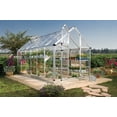 thumbnail image 1 of Palram - Canopia Snap & Grow 6' x 12 ' Polycarbonate/Aluminum Walk-In Greenhouse – Silver - with 2 Roof Vents, 1 of 11
