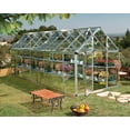 thumbnail image 1 of Palram - Canopia Snap & Grow 6' x 16 ' Polycarbonate/Aluminum Walk-In Greenhouse – Silver - with 3 Roof Vents, 1 of 11