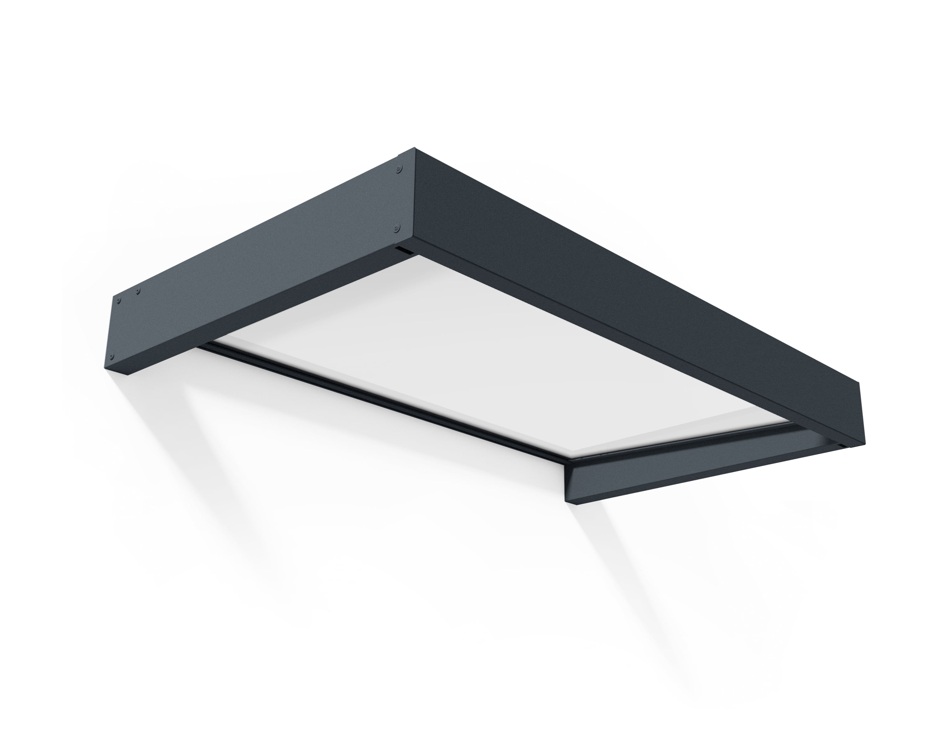 Sophia Gray and Mist Acrylic Door and Window Awning
