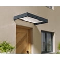 thumbnail image 1 of Palram - Canopia Sophia 1600 5' x 3' Acrylic/Galvanized Steel Awning - Gray/Mist, 1 of 9
