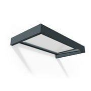 Palram - Canopia Sophia Polycarbonate Door or Window Awning 5' x 3' Gray