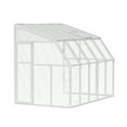 Palram Canopia Sun Room 6' x 10' Polycarbonate WalkIn Greenhouse