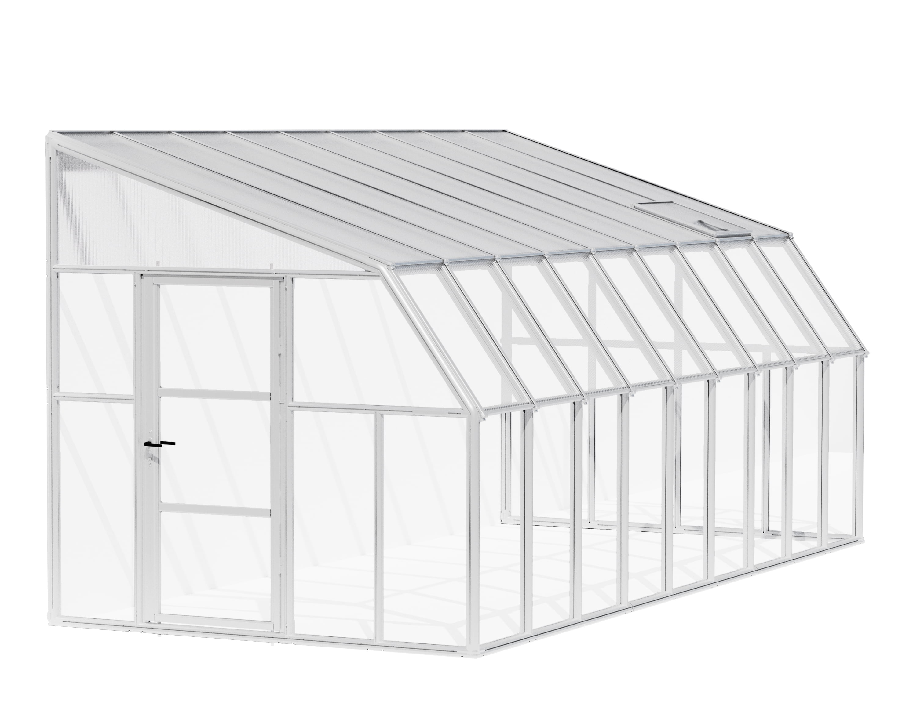 Palram - Canopia Sun Room 8' X 18' Polycarbonate Walk-In Greenhouse ...