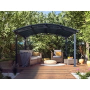 Palram - Canopia Tucson 4300 12 x 14 Polycarbonate/Aluminum Gazebo - Gray