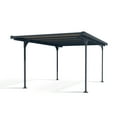 thumbnail image 1 of Palram - Canopia Verona 5000 10' x 16' Polycarbonate/Aluminum Carport - Gray/Bronze, 1 of 9