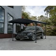 thumbnail image 1 of Palram - Canopia Vitoria 5000 10' x 16' Polycarbonate/Aluminum Carport - Gray/Gray, 1 of 12