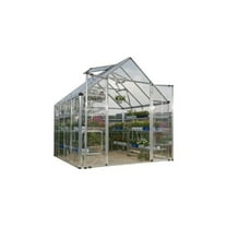 Palram Snap & Grow - 8' x 8' - Clear - Walk-In Greenhouse
