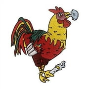 Pals Chill Rooster - Iron On Embroidered Patch Applique