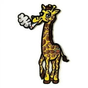 Pot Pals Funky Giraffe - Iron On Embroidered Patch Applique