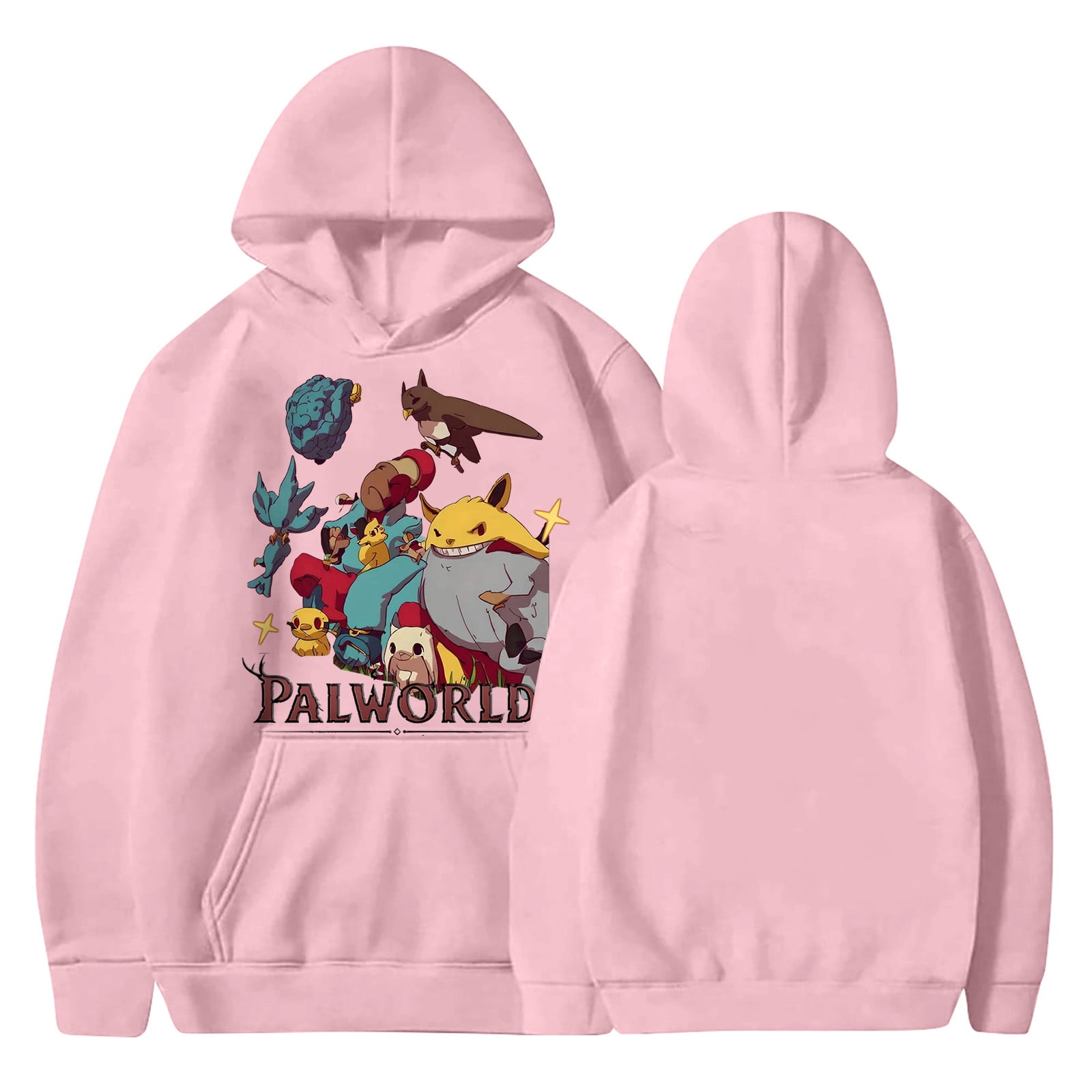 Palworld Merch Womens Palworld Graphic Hoodies Sweatshirt Palworld ...