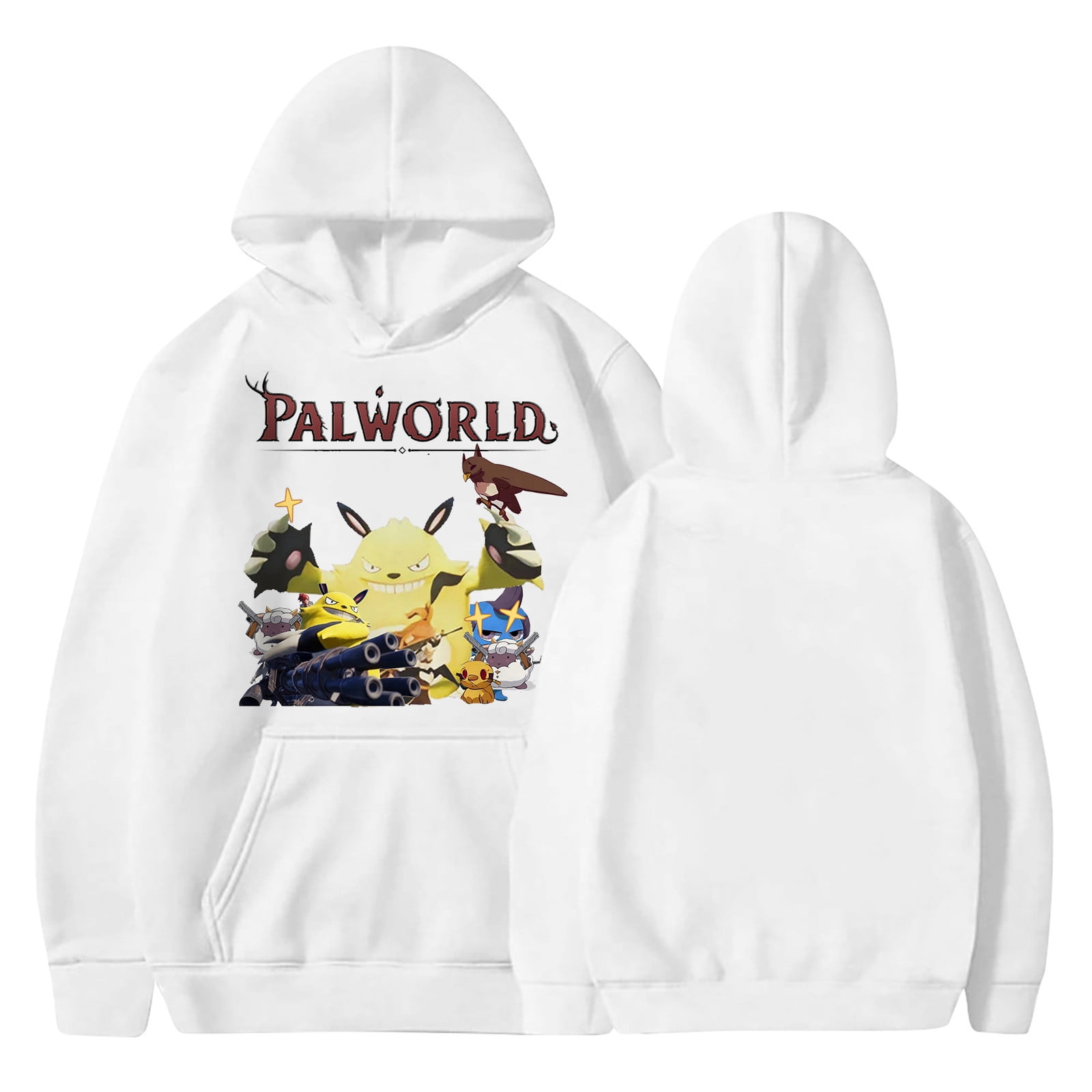 Palworld Merch Womens Palworld Graphic Hoodies Sweatshirt Palworld ...