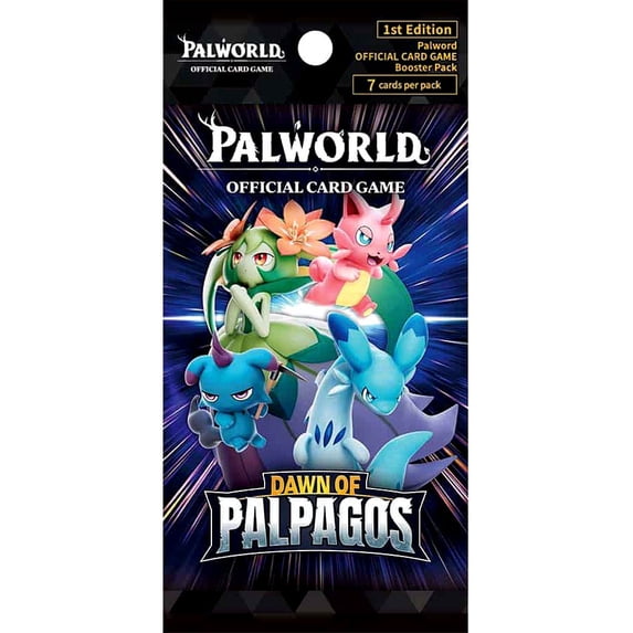 Palworld Trading Card Game Dawn of Palpagos Booster Pack (7 Cards)