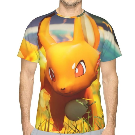 Palworld Unisex 3d Pattern Printed Short Sleeve T-Shirts Casual Graphics Tees Xx-Large