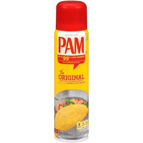 Pam 100% Natural Fat-free Original Canola Oil Spray (Pack of 24)