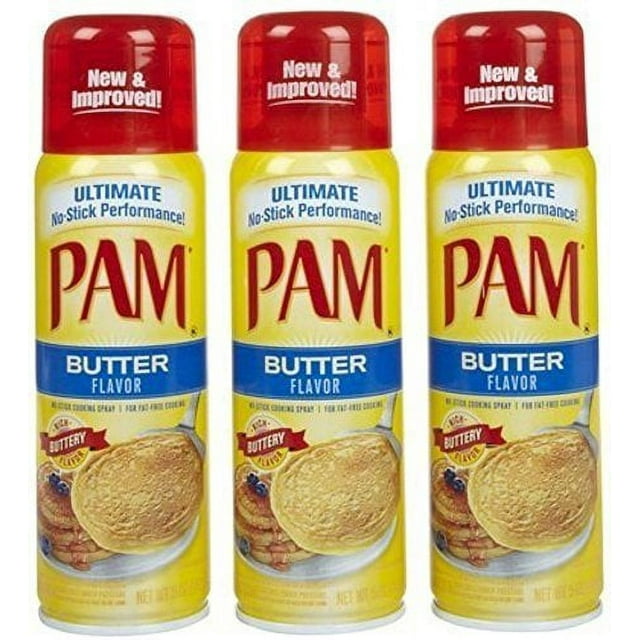 Pam Butter Flavor Cooking Spray, 5 oz3pack