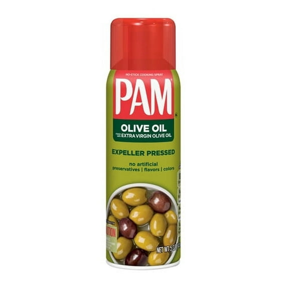 Pam Cooking Spray Olive Oil, 5 Oz, 3 Pack