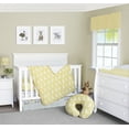 thumbnail image 1 of Pam Grace Creations 3 Piece Safari Kangaroo Yellow Gold Fitted Bedding Set, Crib, 1 of 6