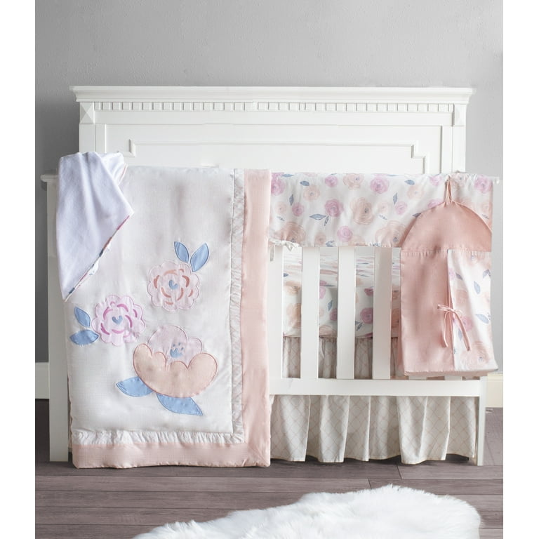 Vintage rose crib bedding hotsell