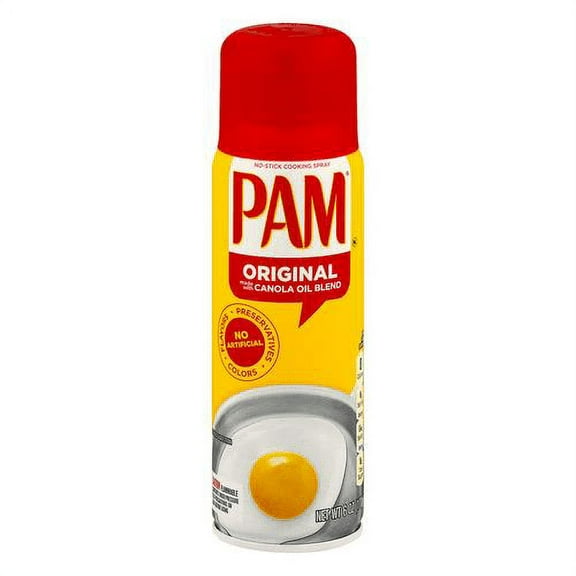Pam Original Cooking Spray Canola Oil Blend 6 oz (Pack of 12)