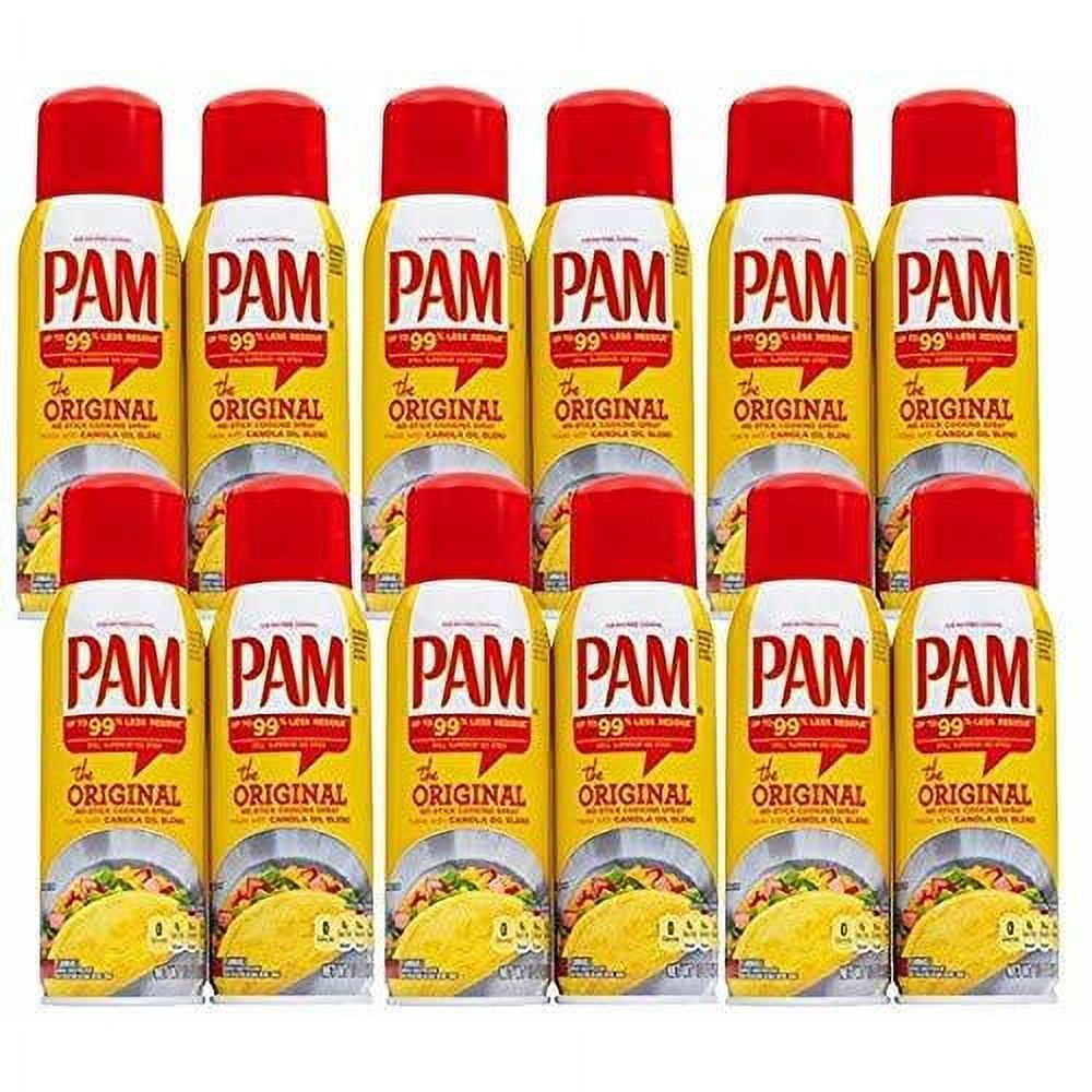 Pam Original NonStick Cooking Spray 12Oz, Pack Of 12