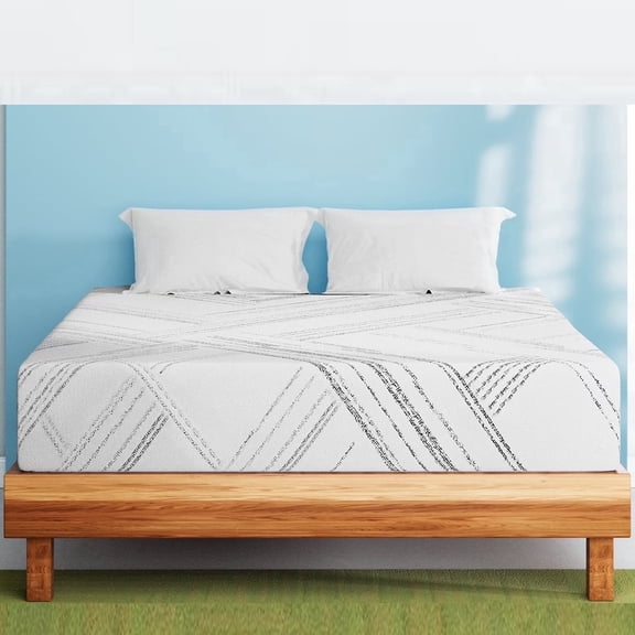 PAMAG PIEEOO 12-inch Cooling Gel Memory Foam Mattress in a Box, Medium-Firm, Queen Size