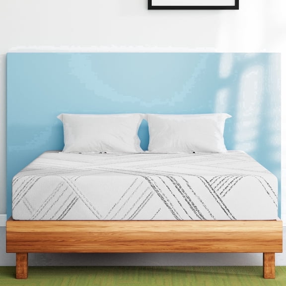 Pamag pieeoo 6-inch Cooling Gel Memory Foam Mattress in a Box, Medium-Firm, Twin Size