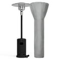 thumbnail image 1 of Pamapic 48,000 BTU Outdoor Propane Heater, Freestanding Patio Heaters with Wheels & Cover for Outdoor Backyard Garden Use, Black, 1 of 7