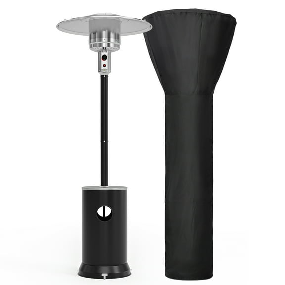 Pamapic 48000 BTU Black Propane Freestanding Patio Heater
