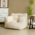 thumbnail image 1 of Pamapic Bean Bag Chair with Corduroy Cover and Armrests, Lazy Sofa for Living Room, 1 of 8
