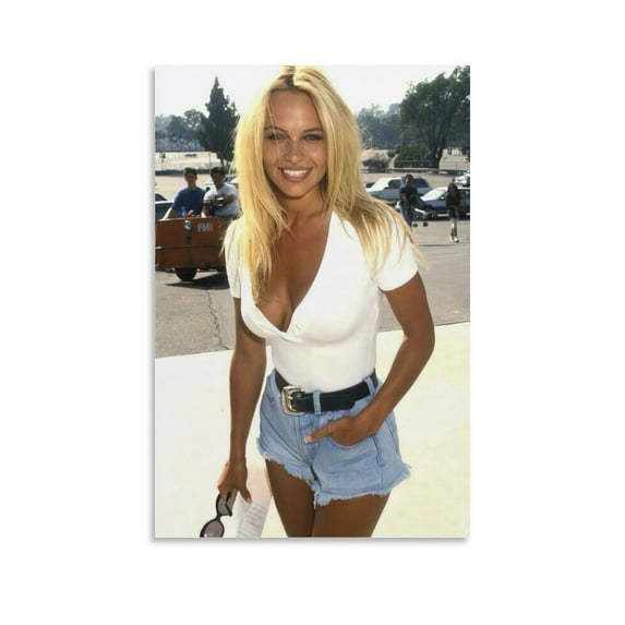 Pamela Anderson Hot Girl Sexy Poster (13) Poster Cool Artworks Painting Wall Art Canvas Prints Hanging Picture Home Decor Posters Gift 16x24inch(40x60cm)