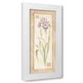 thumbnail image 1 of Pamela Gladding 15x32 White Modern Wood Framed Wall Art Titled - Iris, 1 of 5