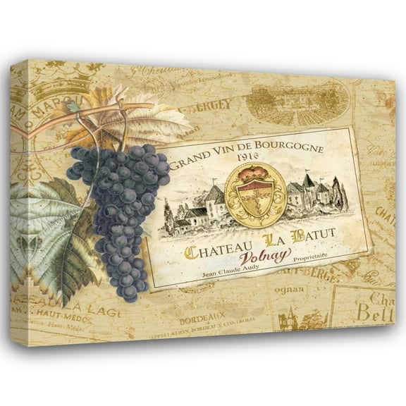 Pamela Gladding 24x20 Gallery Wrapped Canvas Wall Art Titled - Chateau La Batut