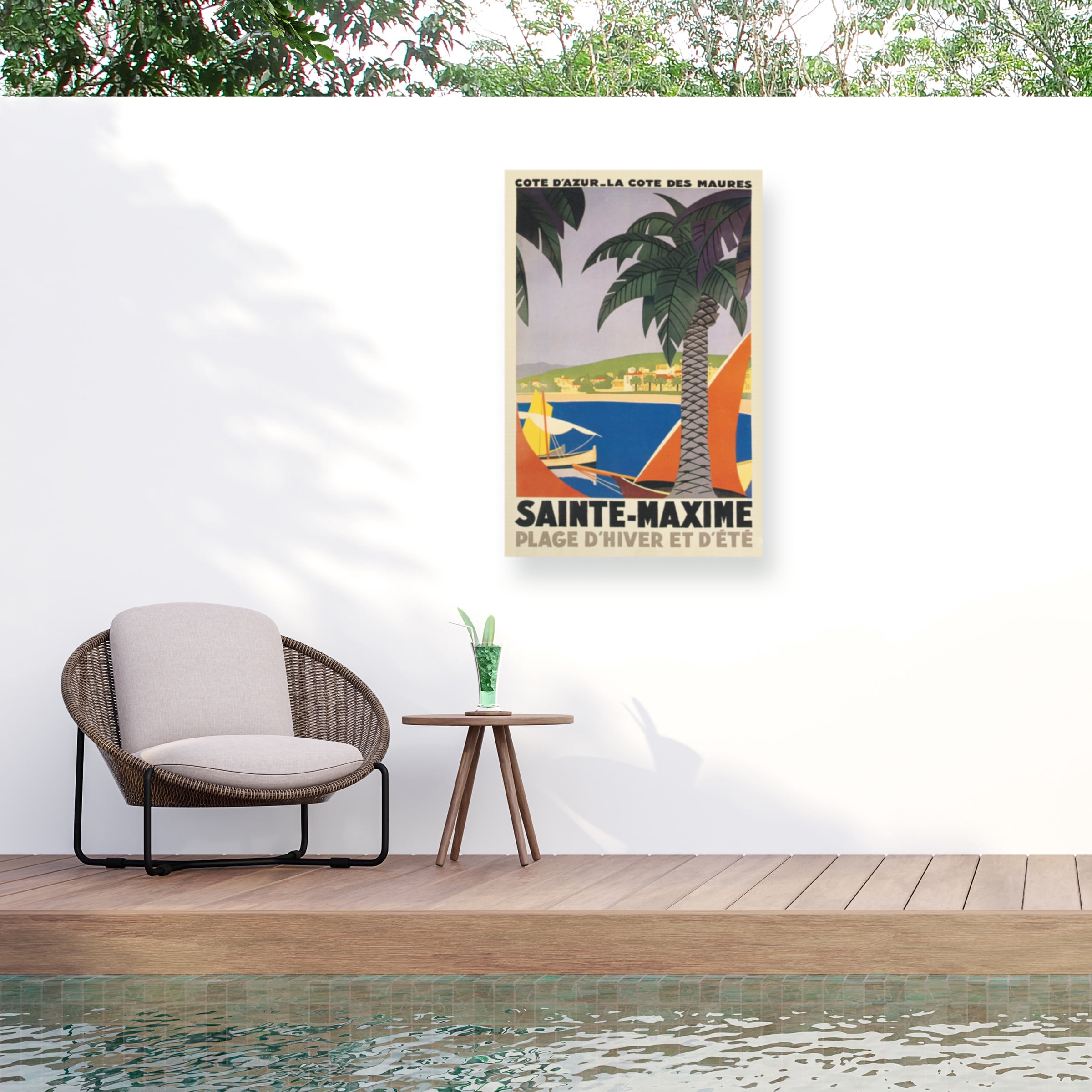 Pamela Munger 'Path' Outdoor All-Weather Wall Decor