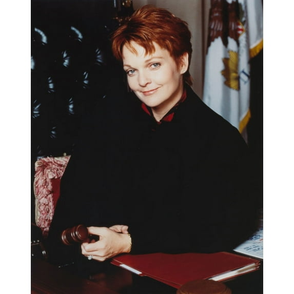 Pamela Reed Portrait in Black Toga Photo Print (24 x 30)