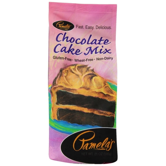 Pamela'S Luscious Chocolate Cake Mix 21 Oz - Pack Of 6