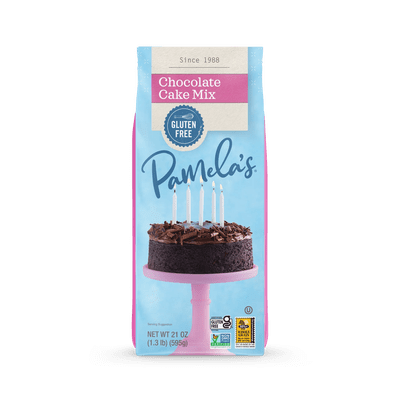 Pamelas Gluten-Free Chocolate Cake Mix, 21 oz Bag