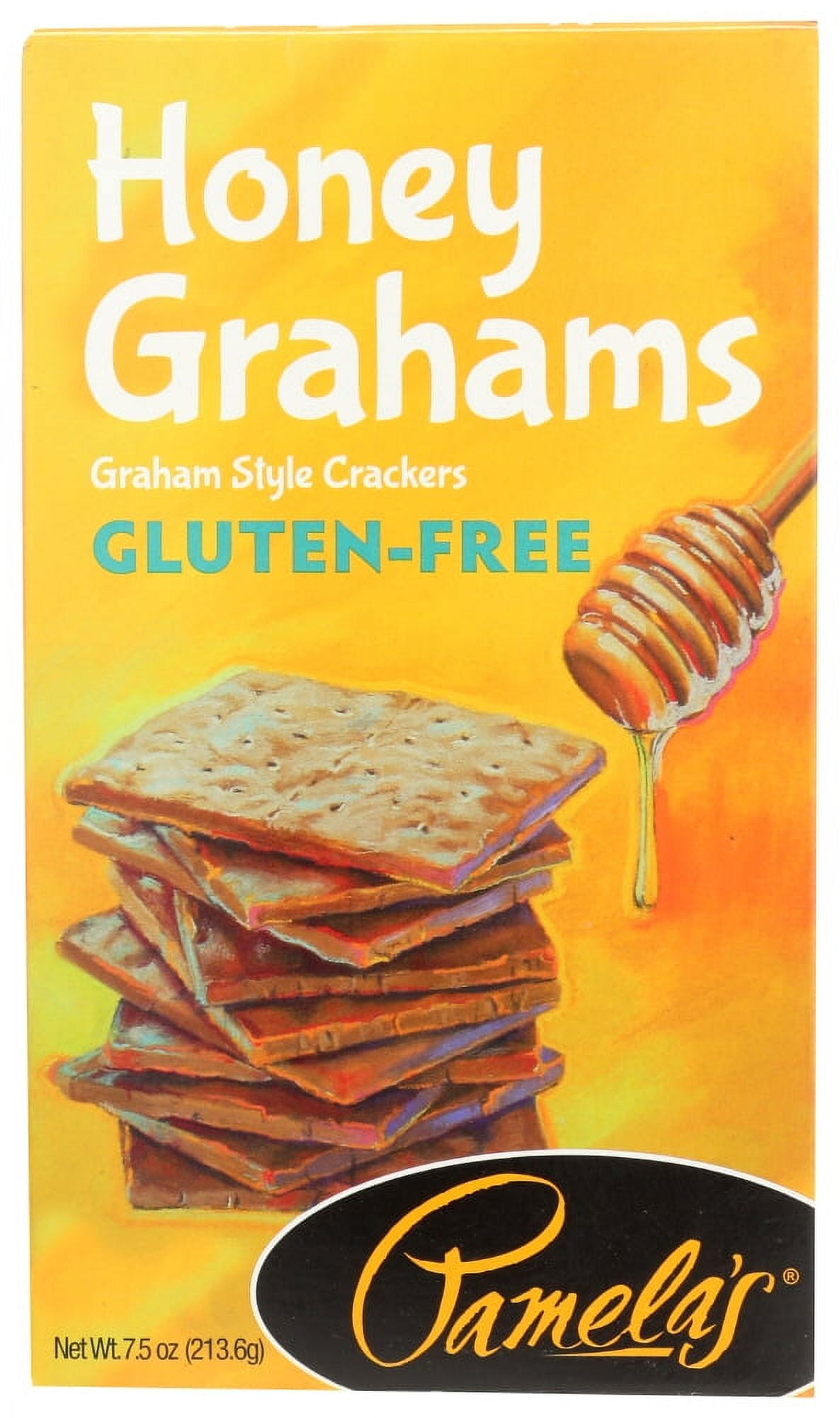 PamelaS Products Graham Crackers Honey, 7.5 Oz