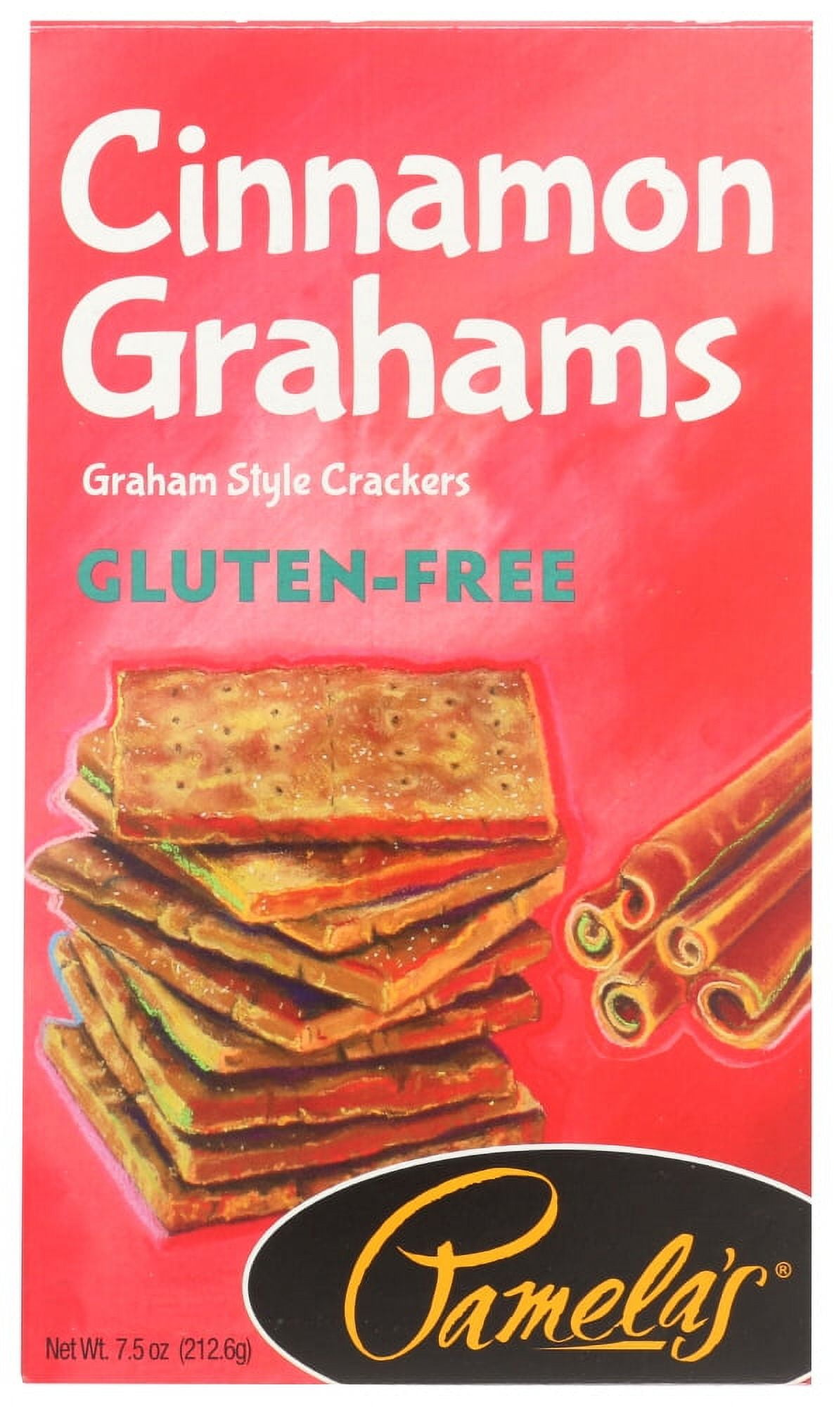 Pamela'S Products Grahams Style Crackers Cinnamon, 7.5 Oz