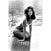Pamela Tiffin glamour pin up bikini on diving board 24x36 Poster