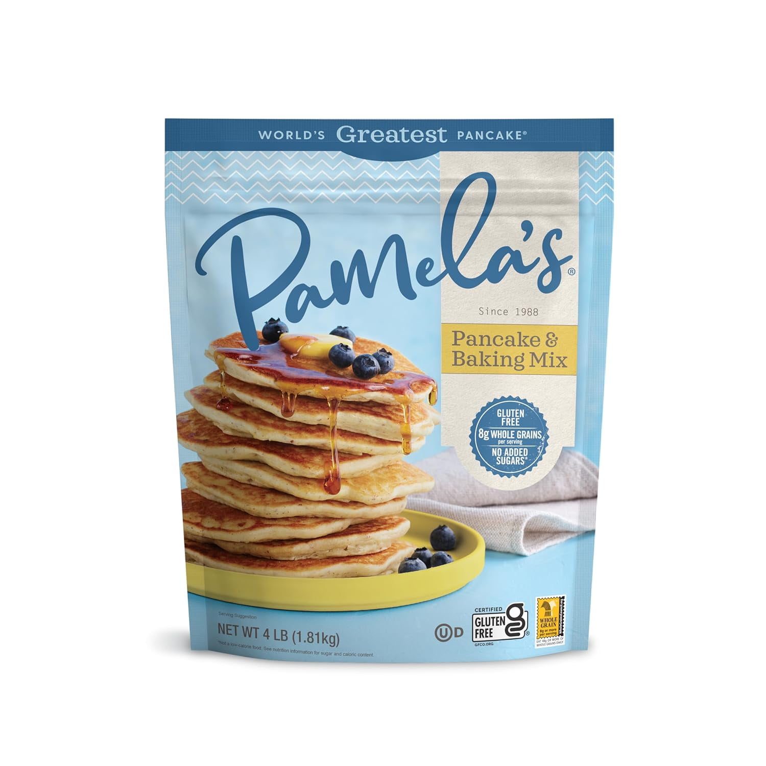 Pamela's Gluten Free Baking and Pancake Mix, Waffles, Cake & Cookies