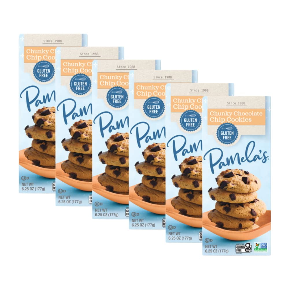 Pamela's Healthy Snacks: Gluten Free Chunky Chocolate Chip Cookies