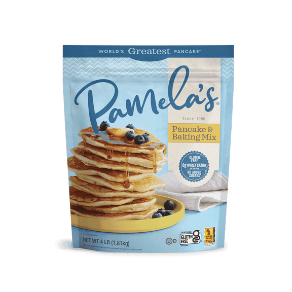 Pamelas Gluten-Free Pancake and Baking Mix, 4 lb Bag
