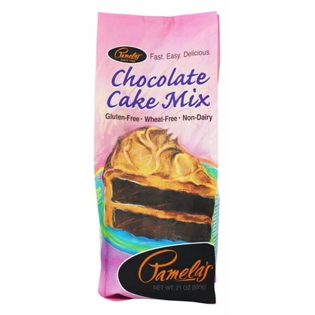 Pamela's Products - All Natural Cake Mix Gluten Free Chocolate - 21 oz(pack of 2)