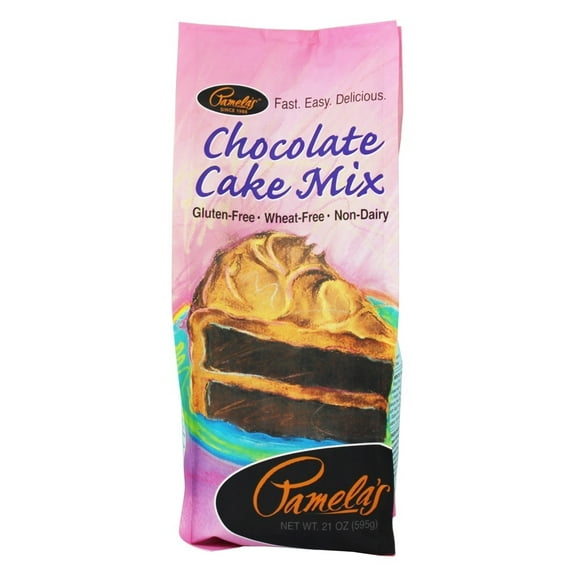 Pamela's Products - All Natural Cake Mix Gluten Free Chocolate - 21 oz(pack of 3)