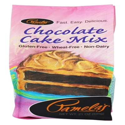Pamela's Products - All Natural Cake Mix Gluten Free Chocolate - 21 oz(pack of 3)
