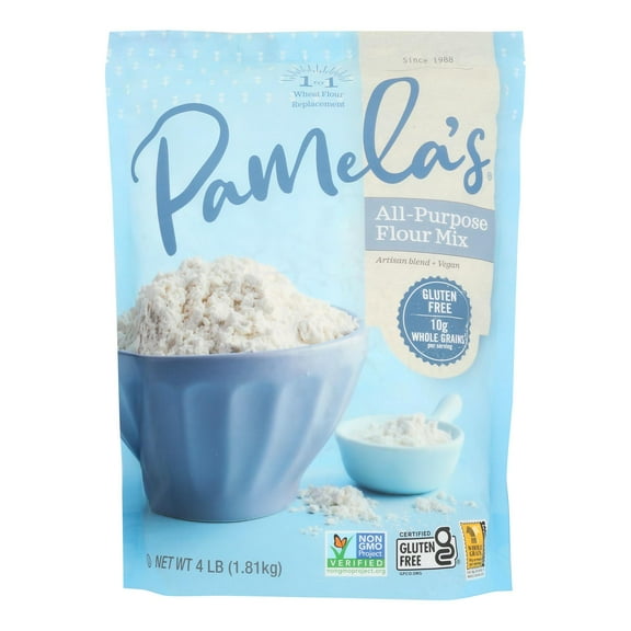 Pamela's Products - All-Purpose Artisan Blend - Flour - Case of 3 - 4 lb.