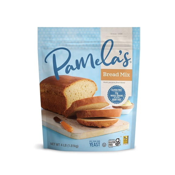 Pamela's Products Amazing Gluten-free GGA1 Bread Mix, 4-Pound Bag